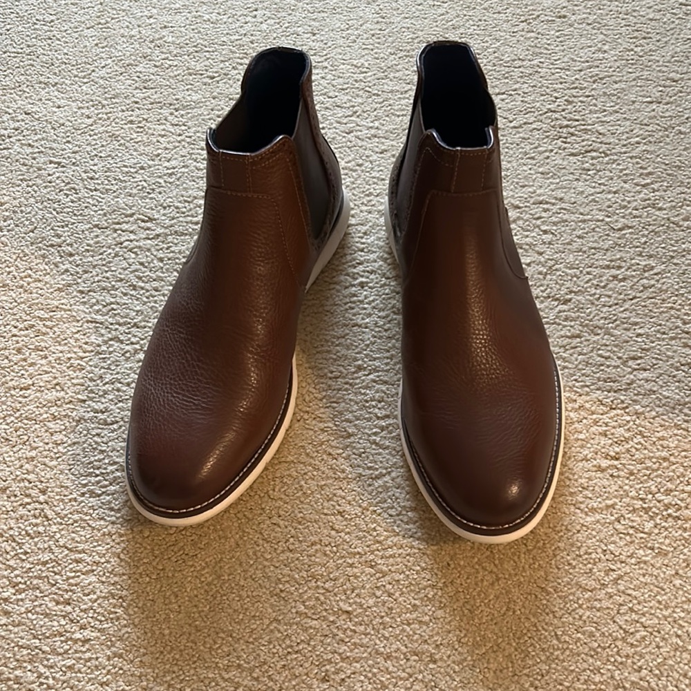 Johnston & Murphy men’s like new leather boots 10m brown